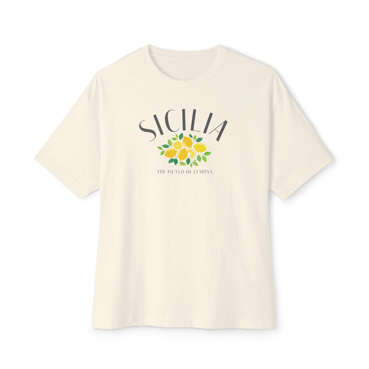 Sicily Lemons Boxy Tee